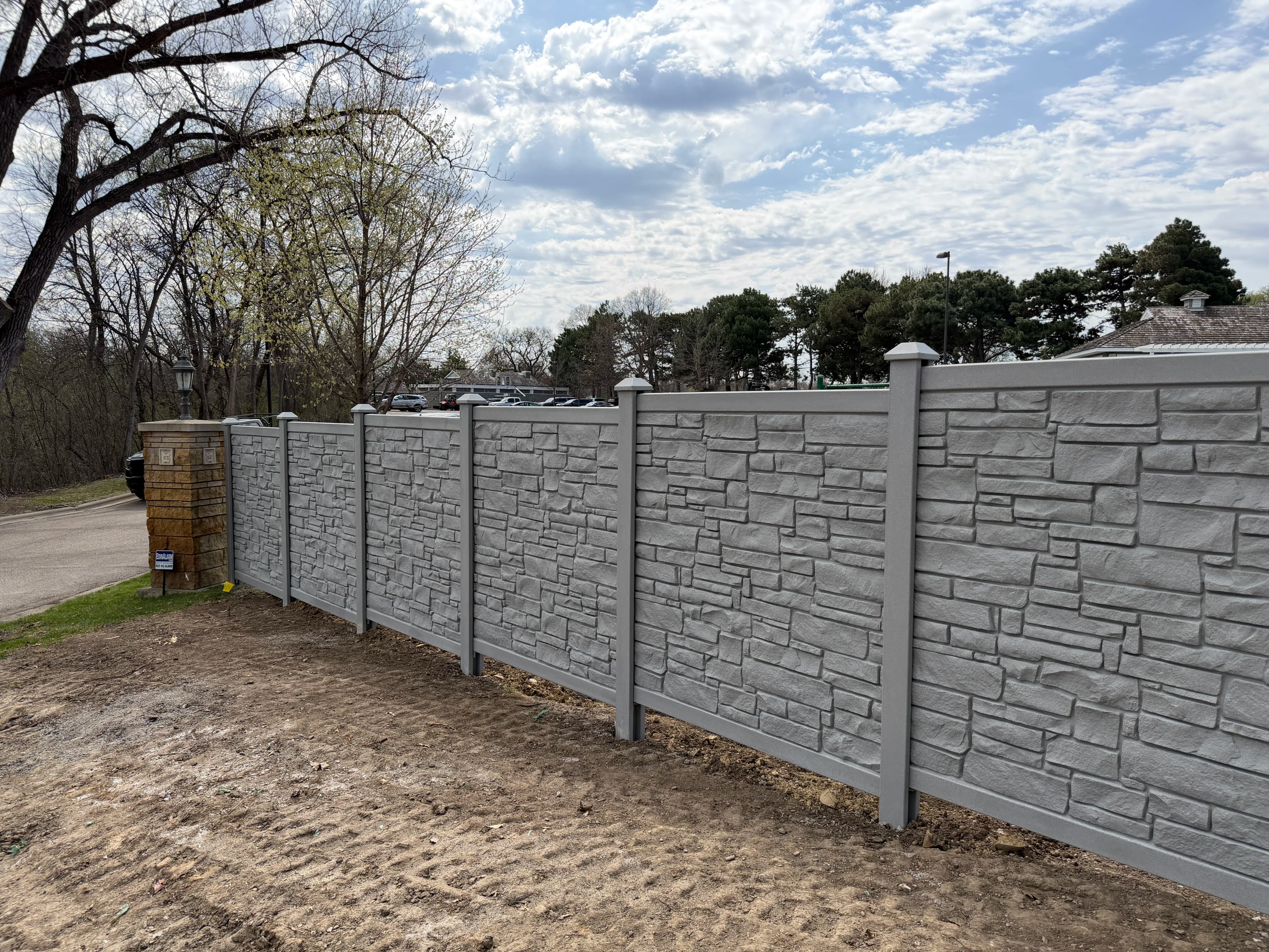 Project 260 Feet of Maintenance-Free Privacy Fencing at Edina Country Club image