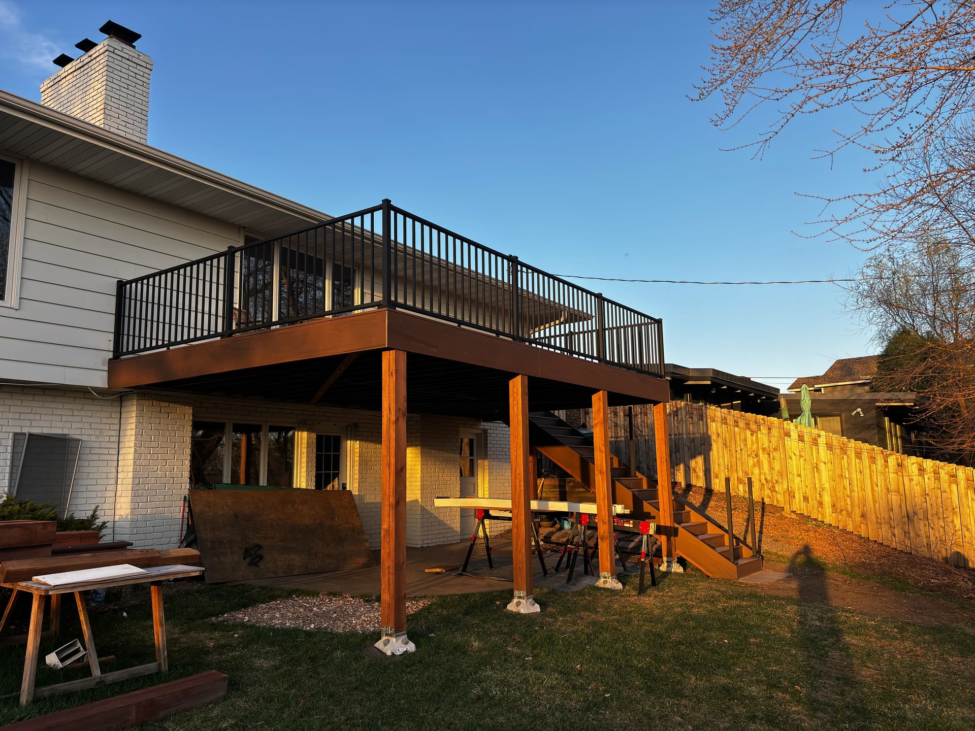 TimberTech Deck Install Nearly Complete in Edina image