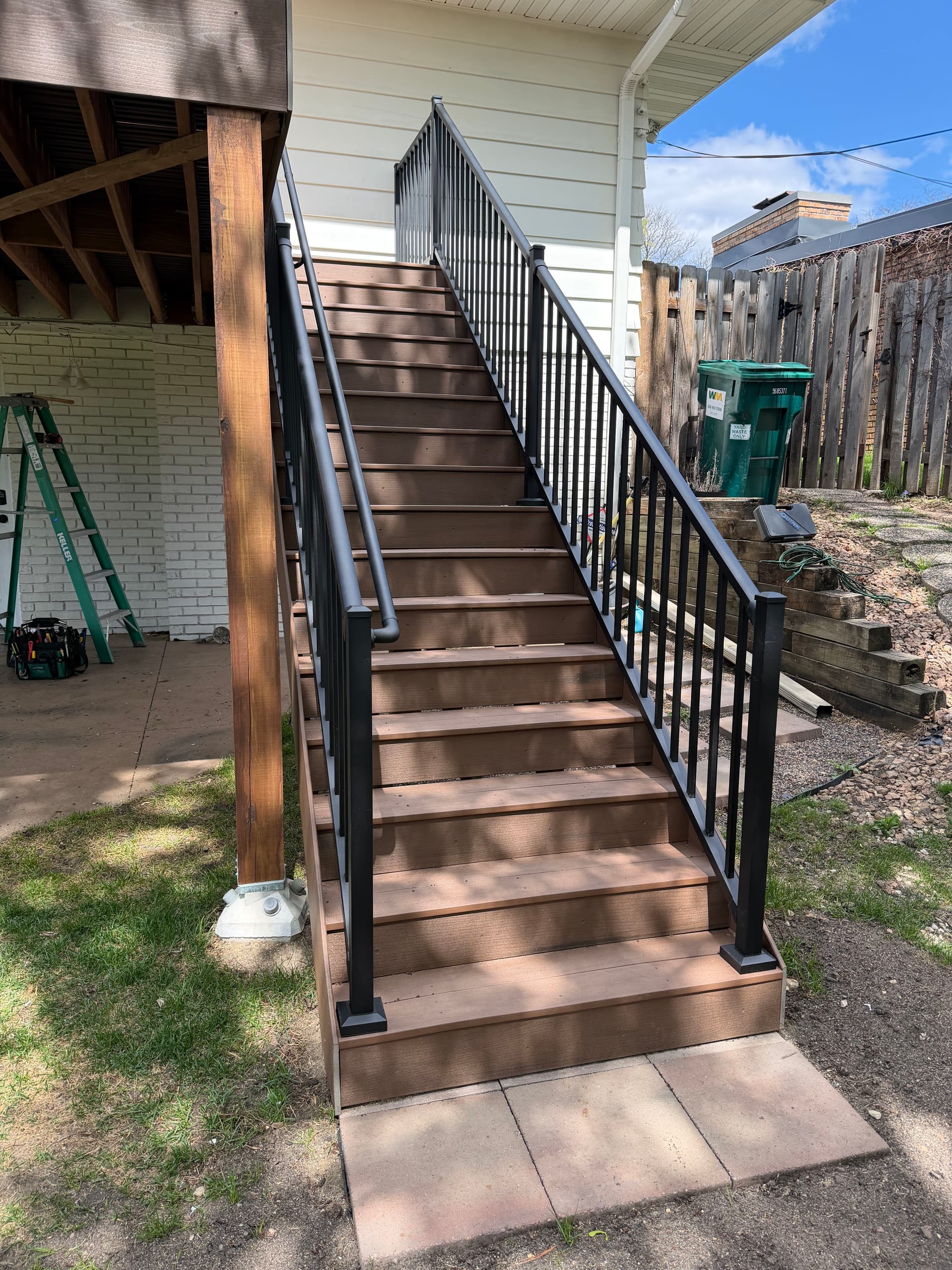 Gallery photos for New TimberTech Deck with Westbury Railing Built in Edina: Image #2
