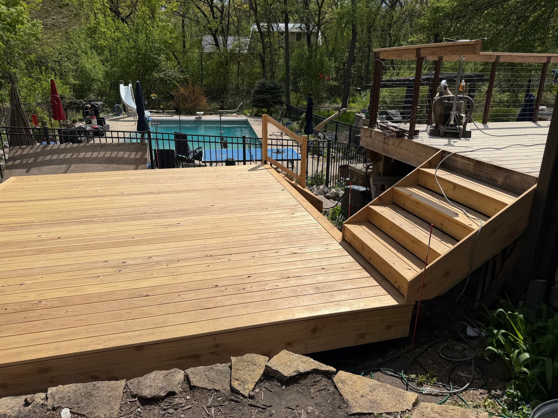 New Cedar Floating Deck Build in Hopkins MN image
