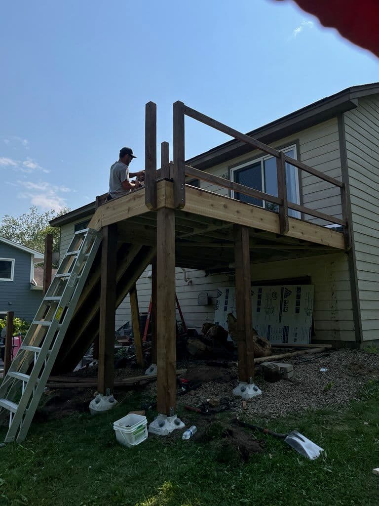 Gallery photos for Eden Prairie Deck Revival Cedar Craftsmanship: Image #2
