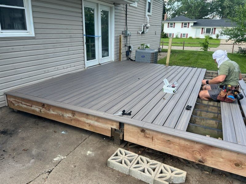 Gallery photos for Explore Our Stunning 325 sq ft Trex Deck: Image #1