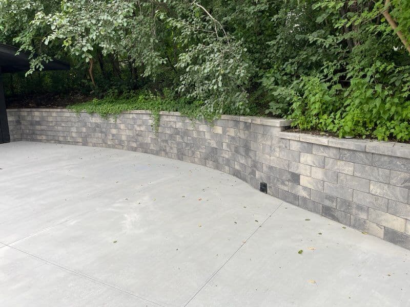 Sturdy Retaining Wall Upgrade in Minnetonka image