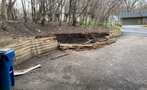 Gallery photos for Sturdy Retaining Wall Upgrade in Minnetonka: Image #3