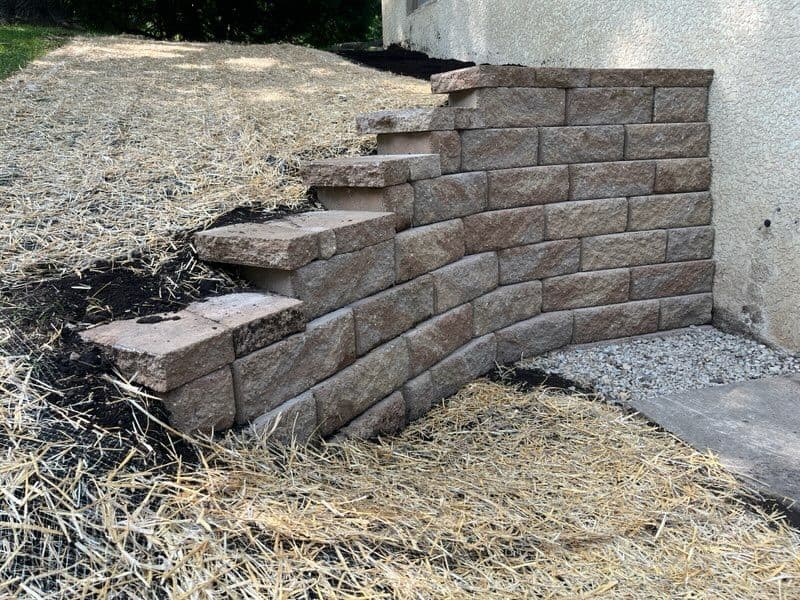 Retaining Wall Adds Value to Outdoor Area image