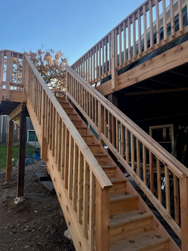Gallery photos for New Cedar Deck Construction in Minnetonka: Image #2