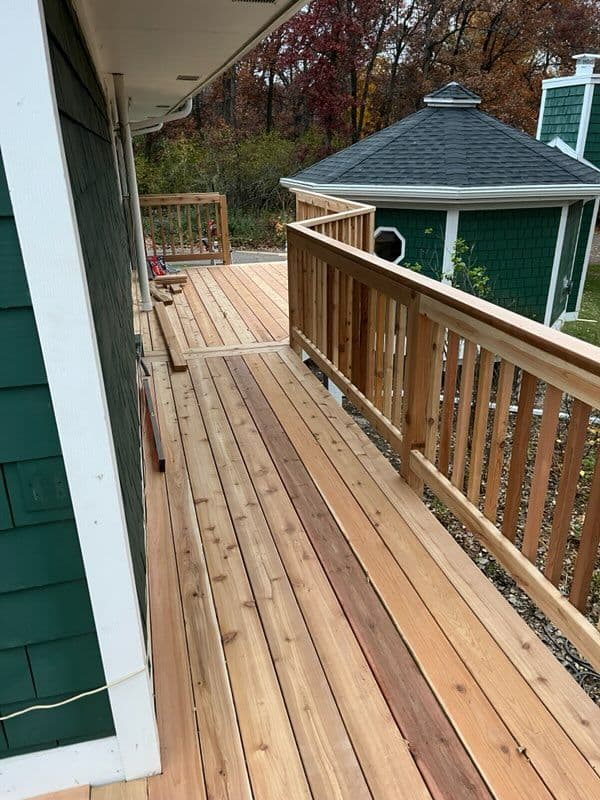 Gallery photos for Cedar Catwalk and Gazebo Deck Project in Minnetonka: Image #3